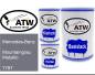 Preview: Mercedes-Benz, Mountaingrau Metallic, 7787: 500ml Lackdose + 500ml Klarlack + 250ml Härter - Set, von ATW Autoteile West.